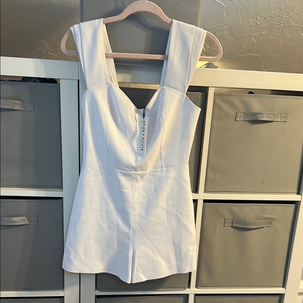 Alice and Olivia elegant White romper